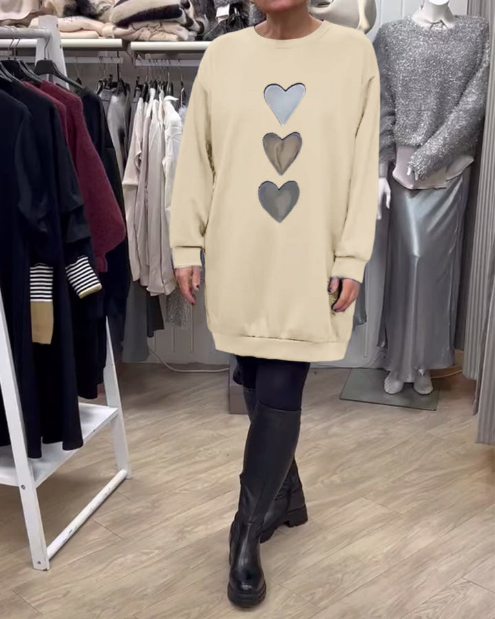 BRIANA™ - Relaxed Fit Sweatshirt Dress