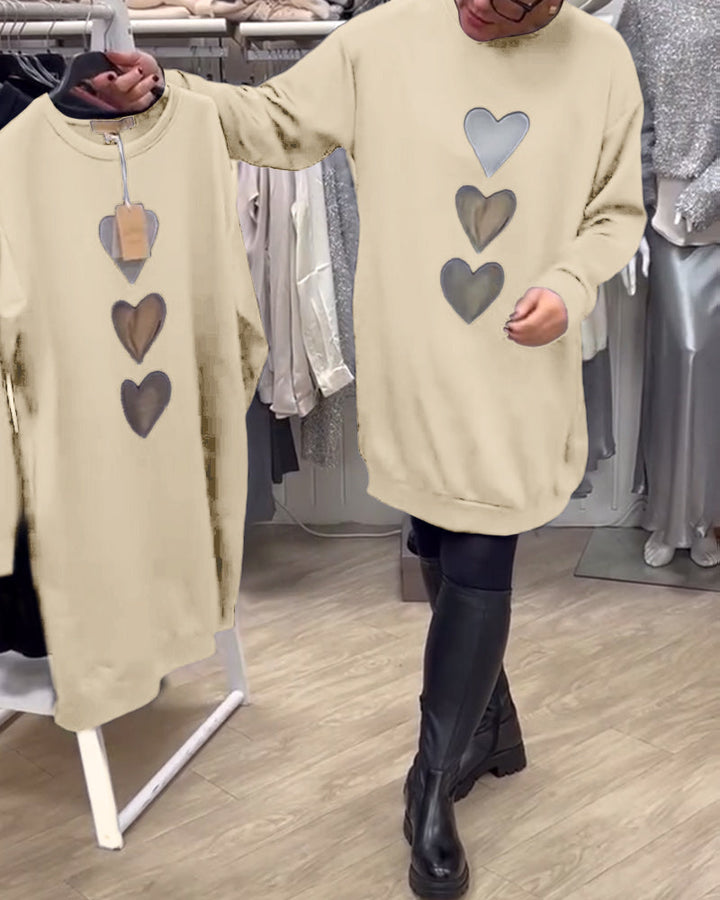 BRIANA™ - Relaxed Fit Sweatshirt Dress