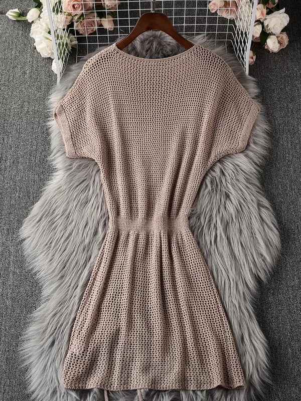 SANTANA™ - Relaxed Round Neck Summer Cover-Up Dress