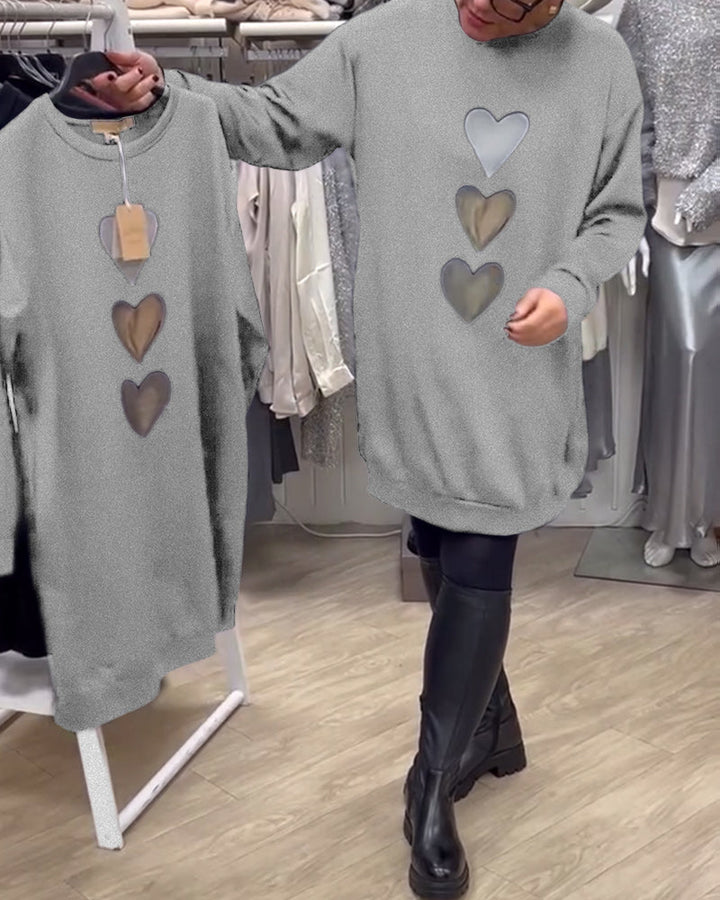 BRIANA™ - Relaxed Fit Sweatshirt Dress