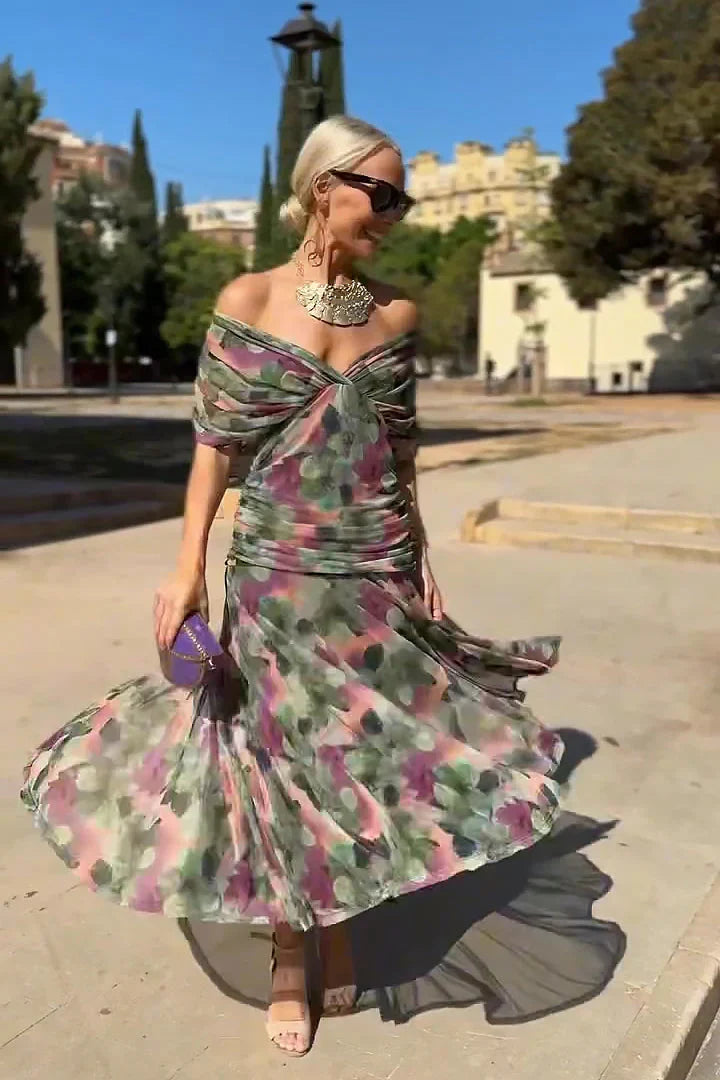 ISABELLA | Elegant Maxi Dress with Flattering Waist and Timeless Class