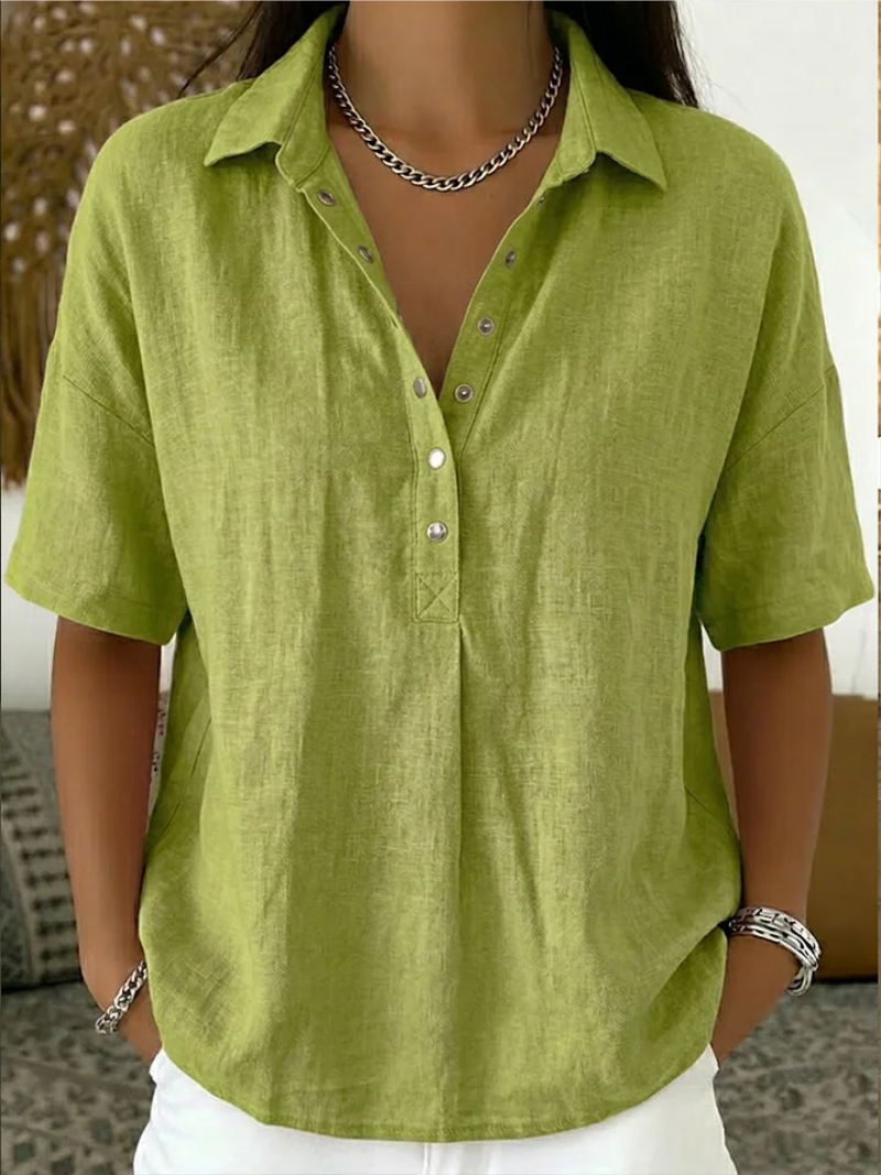 Pabasara - Blouse with Collar and Button