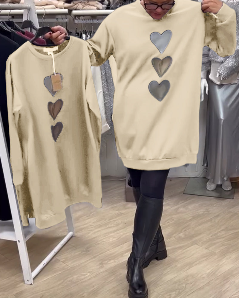 BRIANA™ - Relaxed Fit Sweatshirt Dress