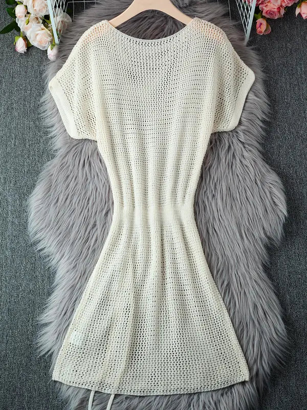 SANTANA™ - Relaxed Round Neck Summer Cover-Up Dress