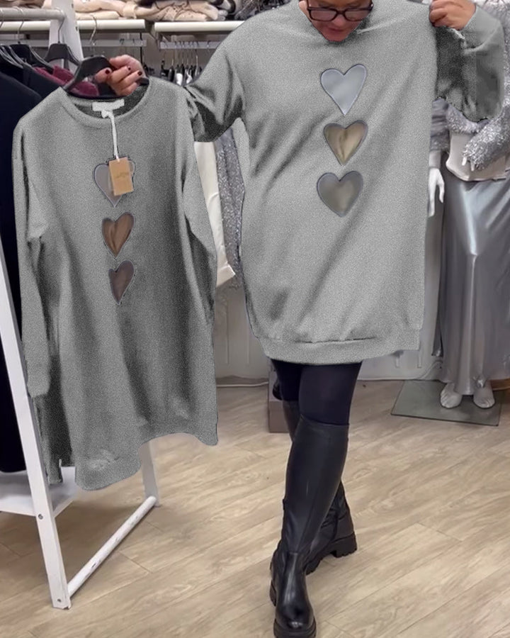BRIANA™ - Relaxed Fit Sweatshirt Dress