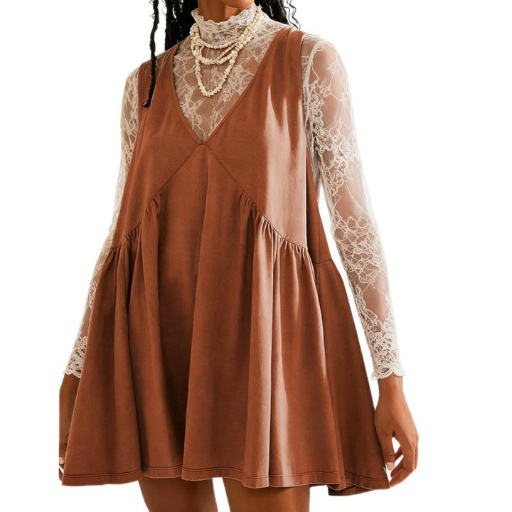 DANNA™ - Women's Casual V-Neck Flared A-Line Tank Dress
