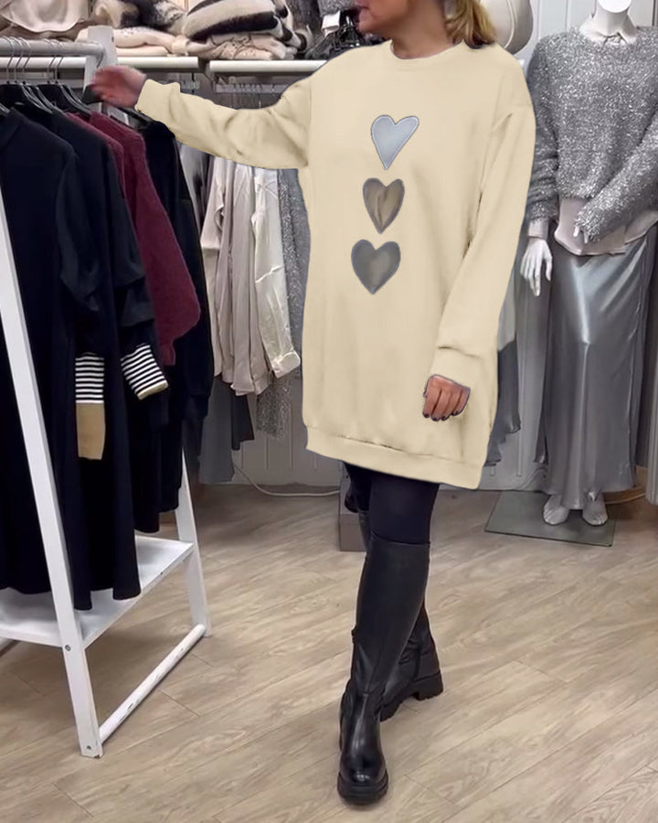 BRIANA™ - Relaxed Fit Sweatshirt Dress