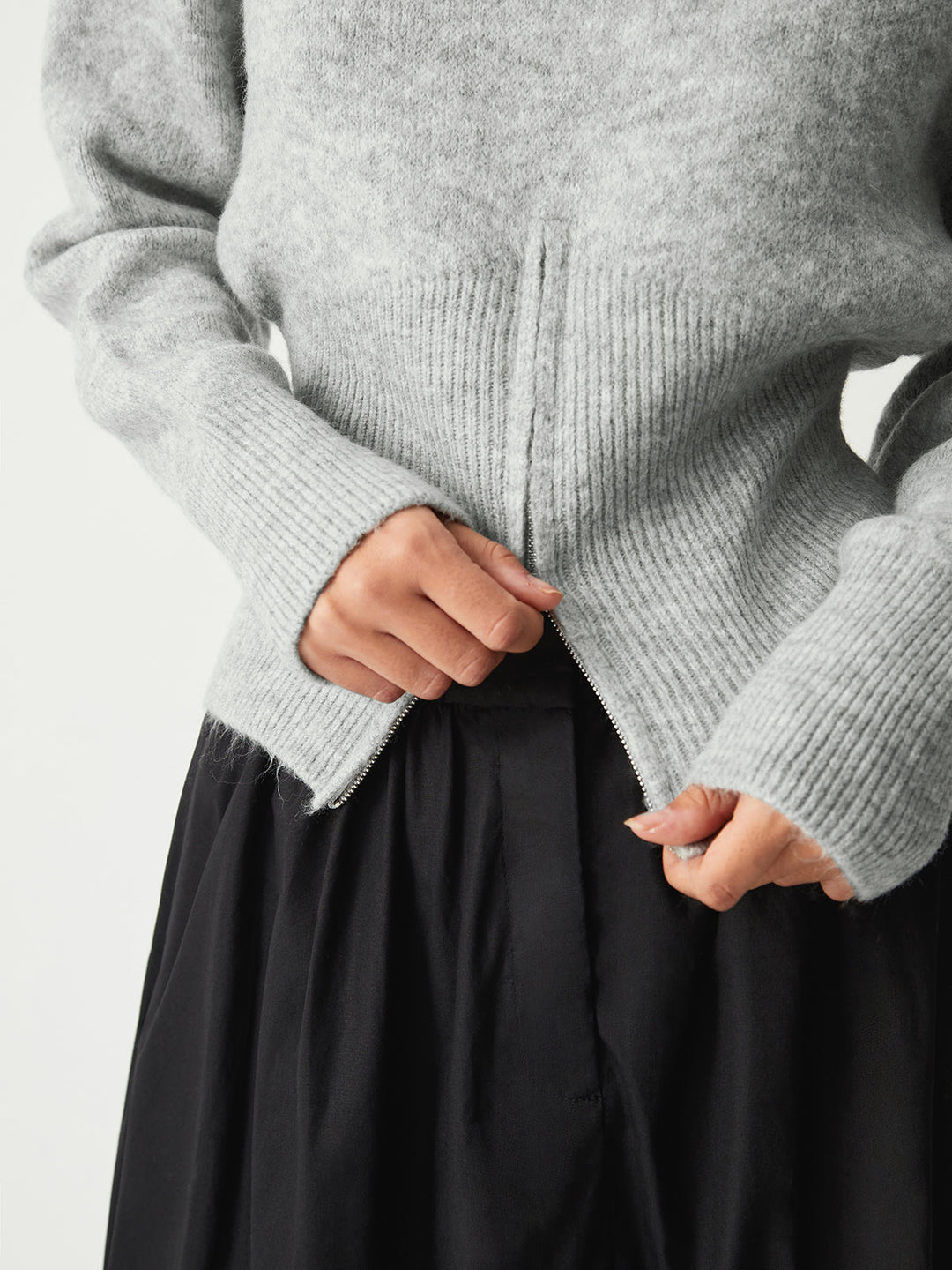 Half Zip Knit Sweater
