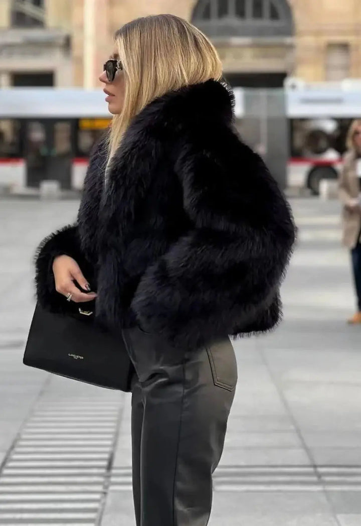Women's Fluffy Faux Fur Jacket
