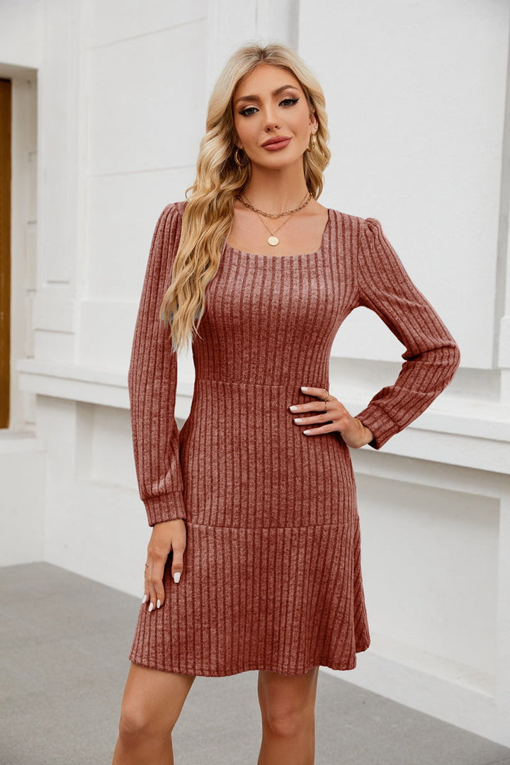 LYRA™ - Comfy Autumn Babydoll Dress