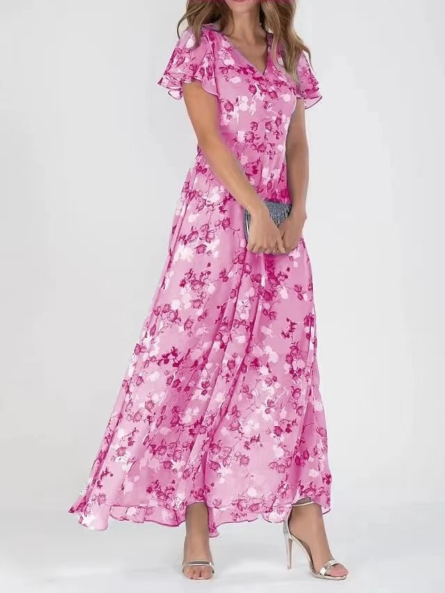 BRENDA™ – Elegant Floral Maxi Dress