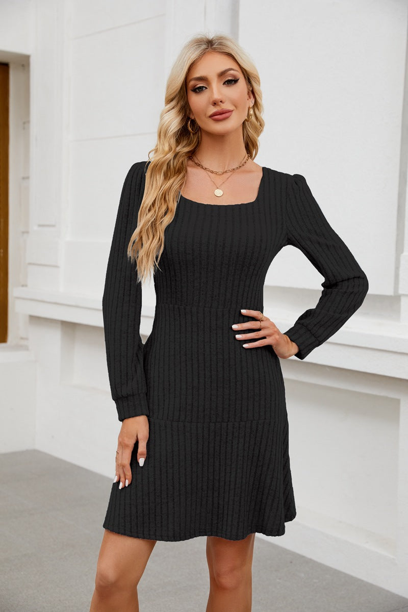 LYRA™ - Comfy Autumn Babydoll Dress
