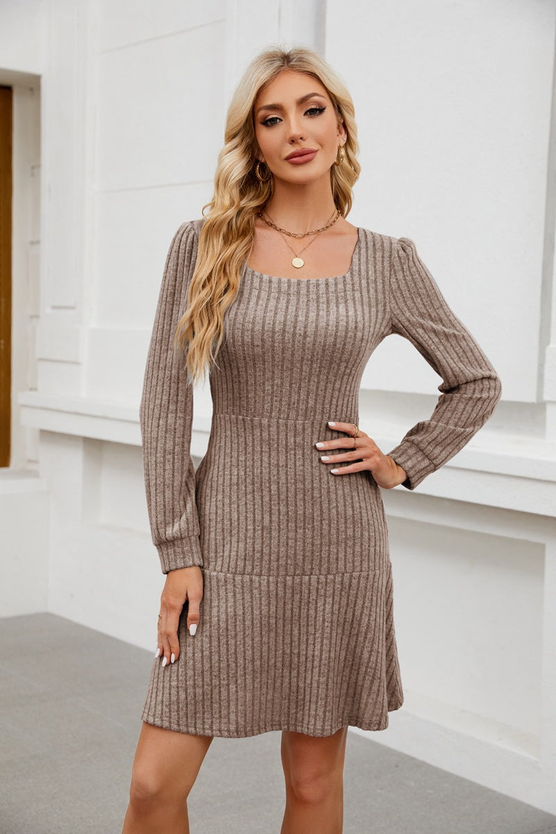 LYRA™ - Comfy Autumn Babydoll Dress