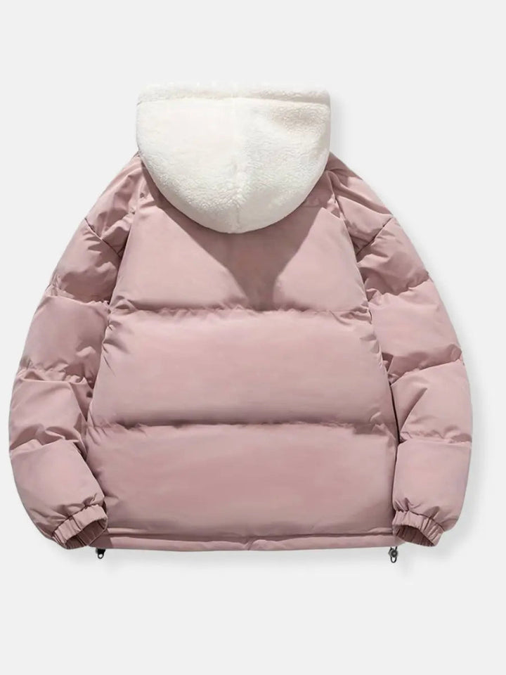 Women's Padded Winter Jacket with Fleece Lining