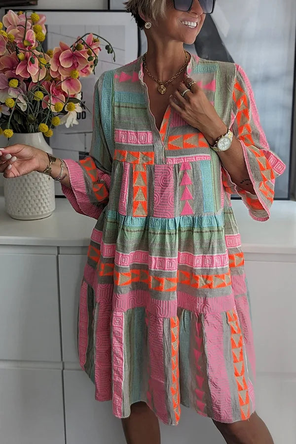 THALIE™ - Colorful Bohemian Dress