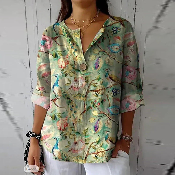 DELACROIX | Floral Blouse in Lightweight Fabric