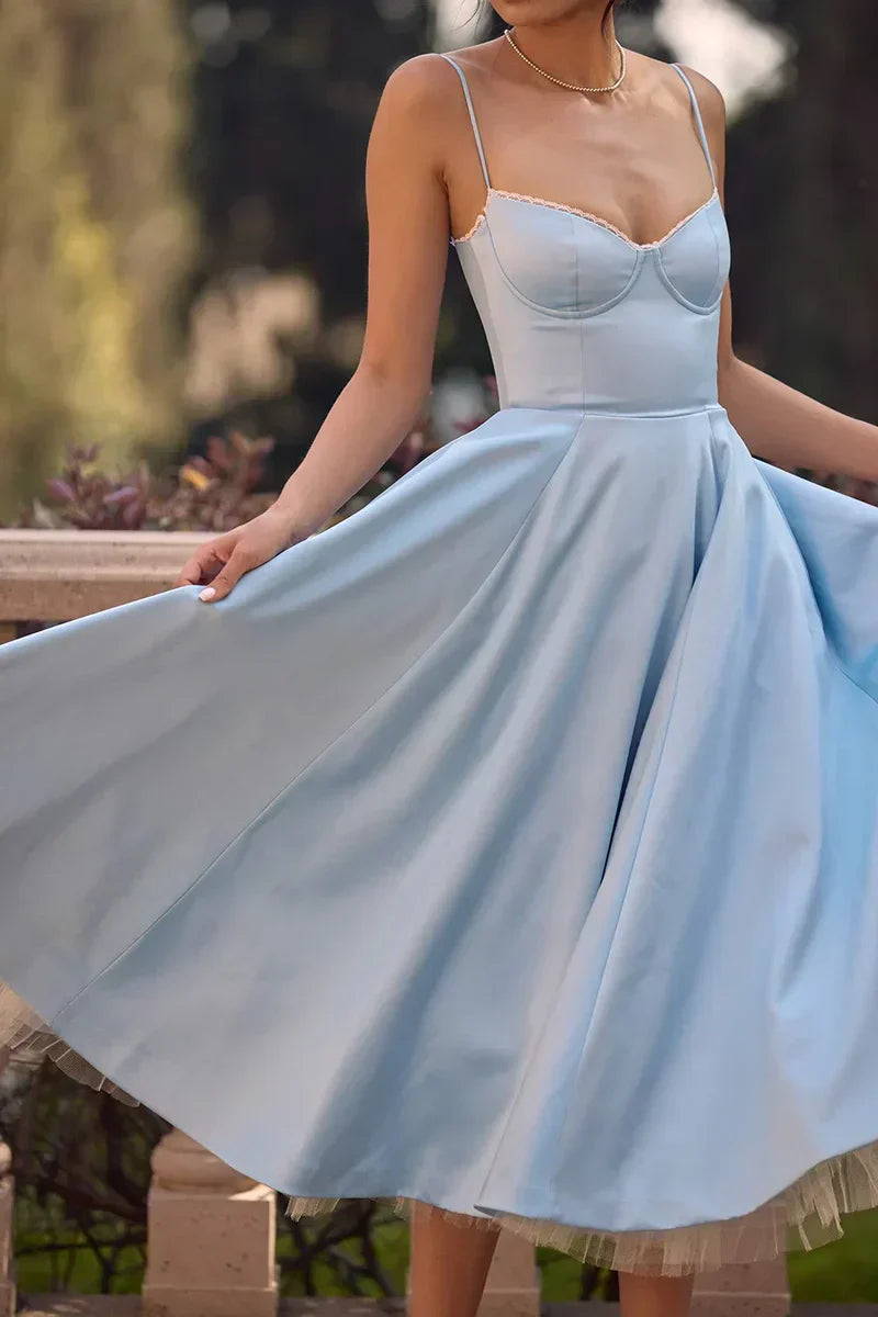 Cordelia | Delicate Tulle Accent Dress