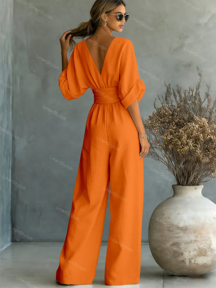 Elira Essential V-Neck Jumpsuit